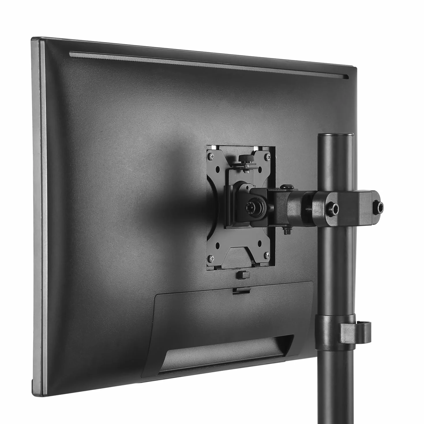 Maclean MC-983 uchwyt na słupek do monitora, uchwyt monitora 17-32" do 8 kg, średnica słupka/rury od 28 do 60 mm, ramię monitora