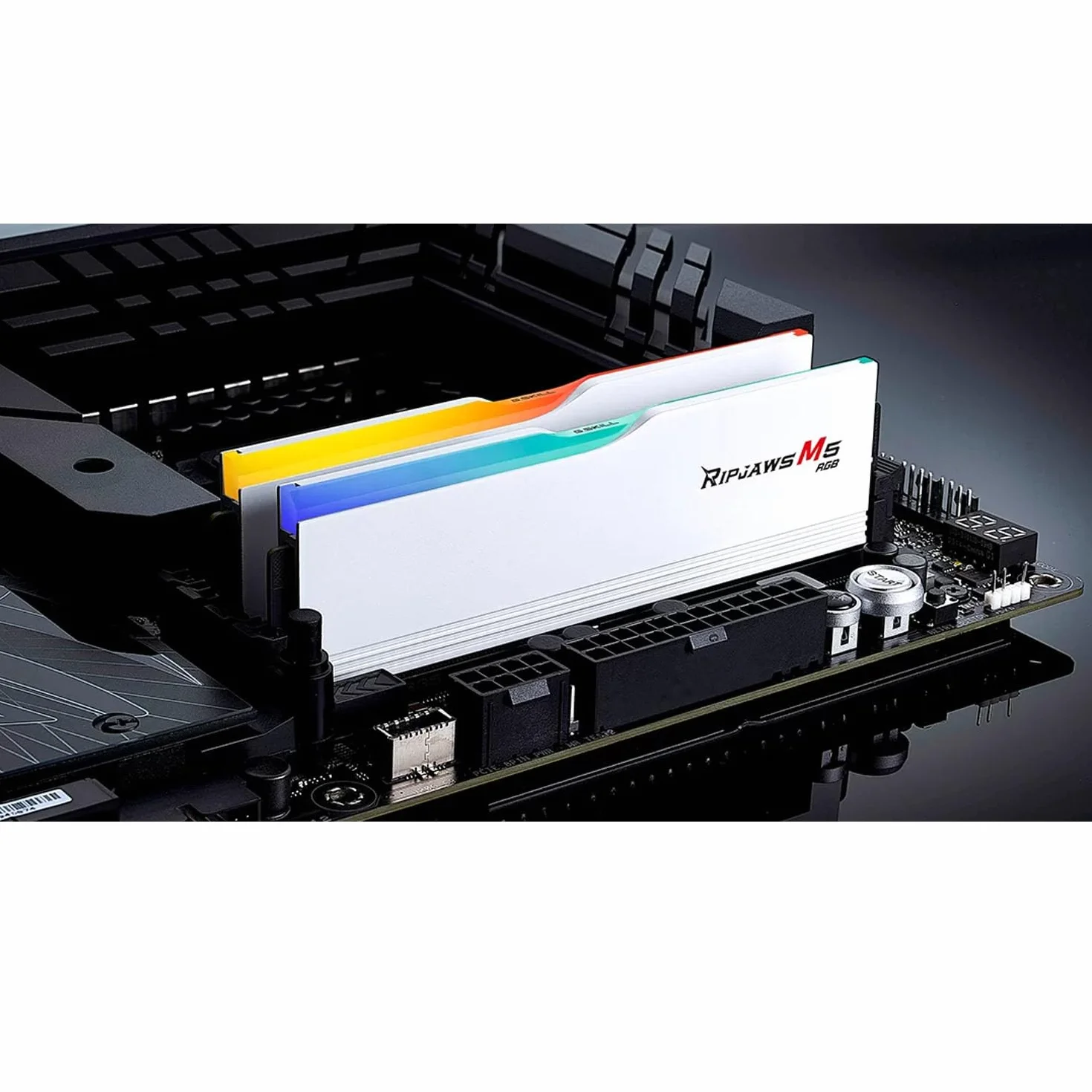 G.Skill Ripjaws M5 RGB (Intel XMP) 32 GB (2 x 16 GB) DDR5 6000 MHz CL36-36-36-96 1,35 V pami?? stacjonarna RAM, F5-6000J3636F16GX2-RM5RW, bia?y