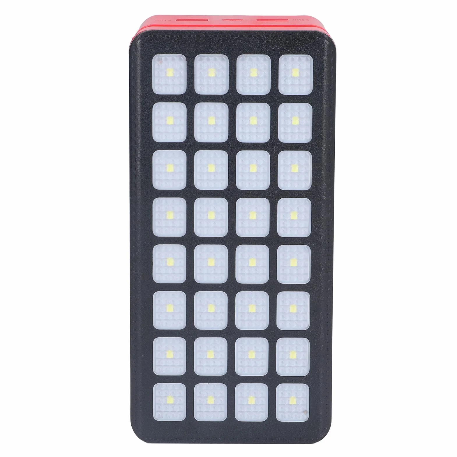 Ładowarka Solarna Power Bank, Power Bank 32LED 100000mAh Przenośna ładowarka do Telefonu z Portem 4USB 3 Tryby światła do Wędkowania na Kempingu