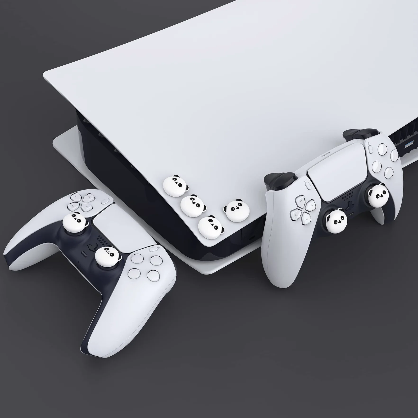 PlayVital 4PCS Thumb Grip Caps do PS5 Controller Nakładki na kciuk PS4 Analogowa Osłona Sztyftu Xbox Series X/S Switch Pro