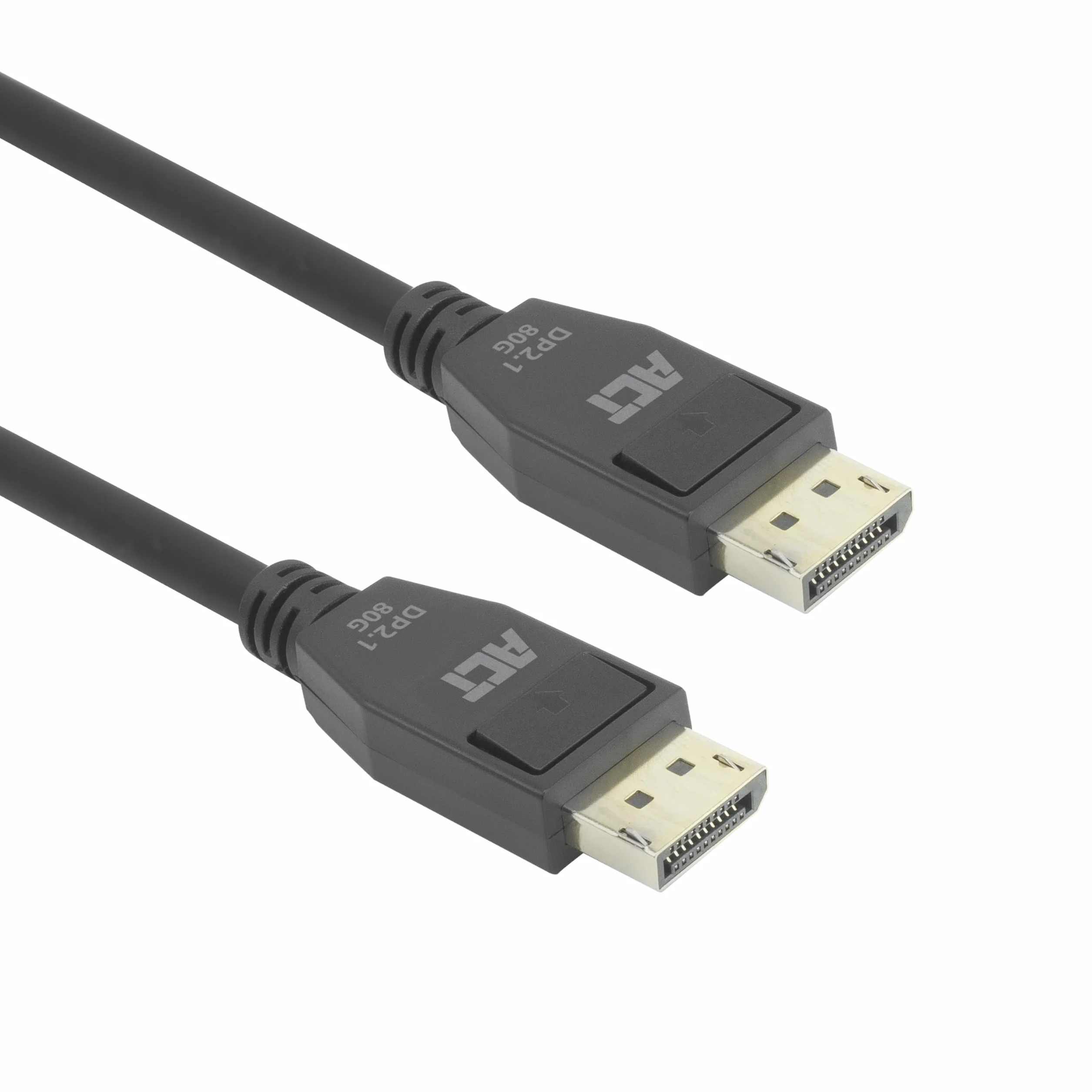 ACT DisplayPort 2.1 kabel, 1 m, UHBR20 80 Gb/s, obsługuje 10K @ 30 Hz/8K 60 Hz/4K 240 Hz, czarny - AK4081