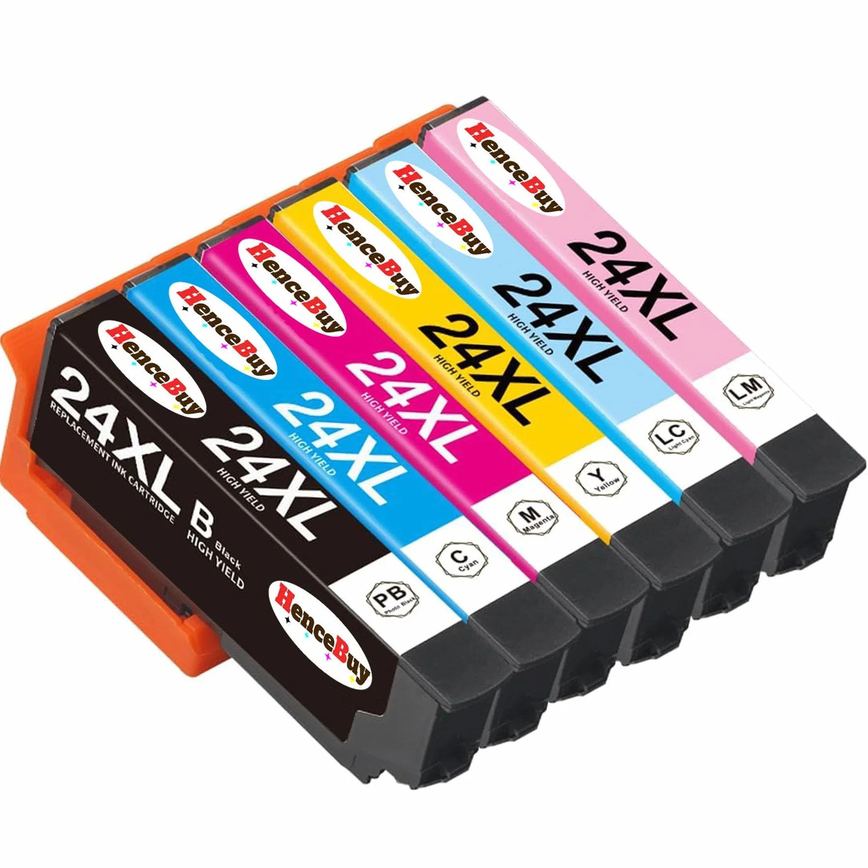 Wkłady do drukarki Epson 24 XL Multipack do Expression Photo XP-970 XP-55 XP-750 (czarny, cyjan, magenta, żółty, 6 sztuk)