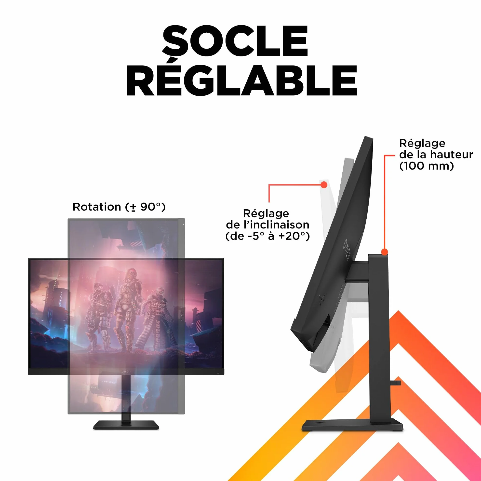 HP OMEN 32q Wyświetlacz gamingowy 32" 165 Hz 1ms QHD (2560 x 1440 pikseli, 16:9, antyrefleksyjny, regulowana wysokość, HDR, AMD Freesync Premium)