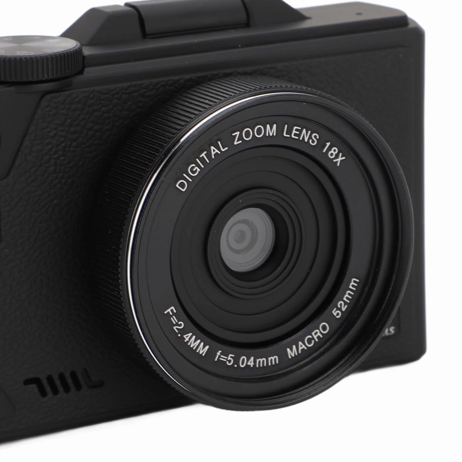 5K Aparat Cyfrowy, 75 MP HD 18x Autofocus Digitalzoom Aparat Fotograficzny Mini Kompaktowy Aparat z 3-calowym Wyświetlaczem dla Dzieci Nastoletnich dla Dorosłych Początkujących (BLACK)