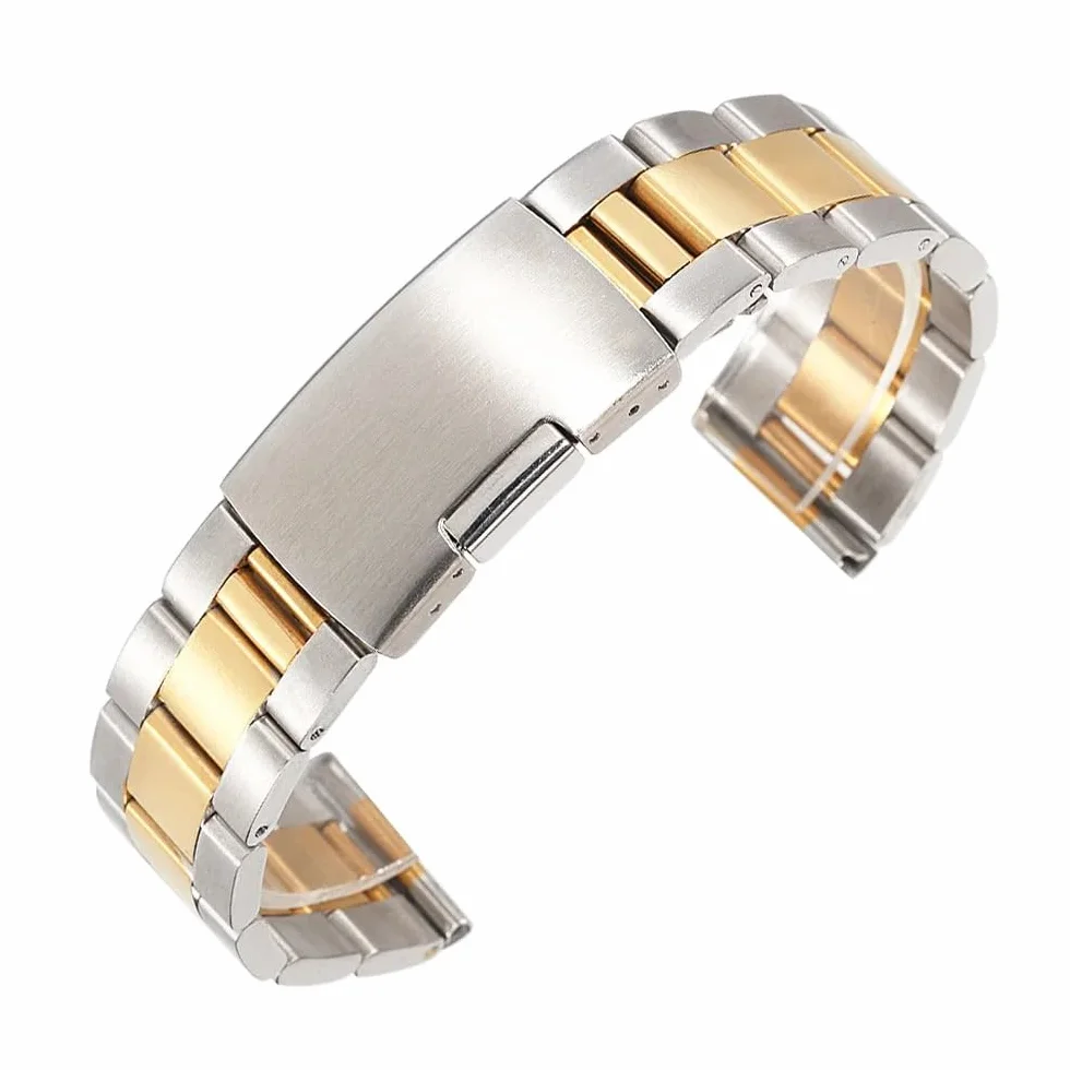 Oglądaj paski 26 mm 24 mm 22 mm 20 mm 18 mm 18 mm stal ze stali nierdzewnej klasyczny metalowy opaska dla inteligentnych pasków kobiety