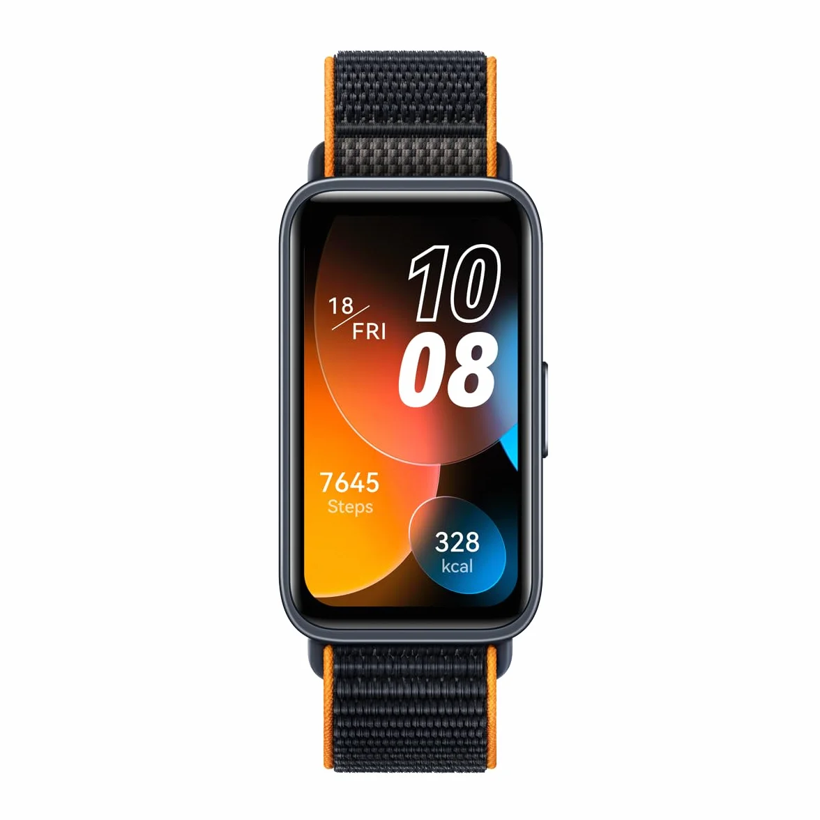 HUAWEI Band 8 (w Meksyku), 2-tygodniowy długi czas trwania Smartwatch, SMS/Whatsapp, Smart Band, kompatybilny z Androidem i iOS, pomarańczowy