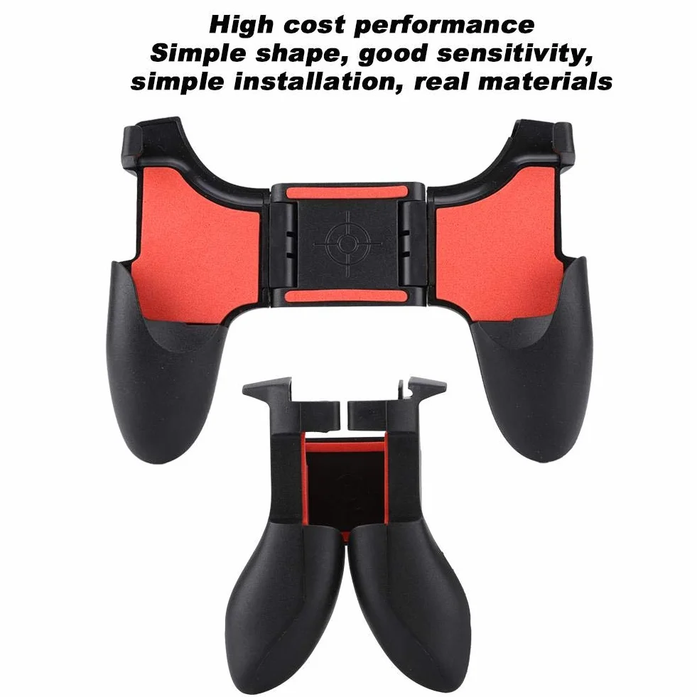 Hakeeta Przenośny uchwyt kontrolera Joystick PUBG, uniwersalny uchwyt joystick-game-joystick, składany, uchwyt kontrolera o ergonomicznym kształcie do smartfonów.