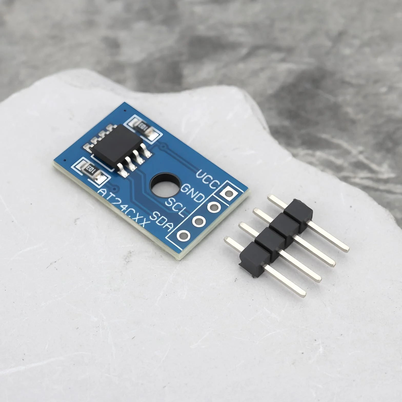 Create idea 6x AT24C256 SMD moduł pamięci I2C interfejs szeregowy EEPROM 2,7-5,5 V 5 mA odpowiedni do modułu przechowywania danych