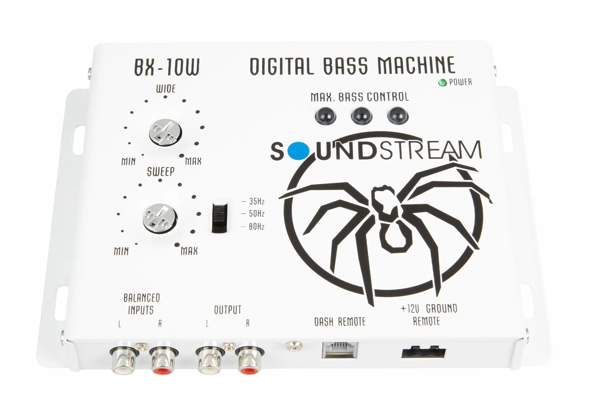 Soundstream Bx-10 W cyfrowy procesor przebudowy basów z pilotem (biały)