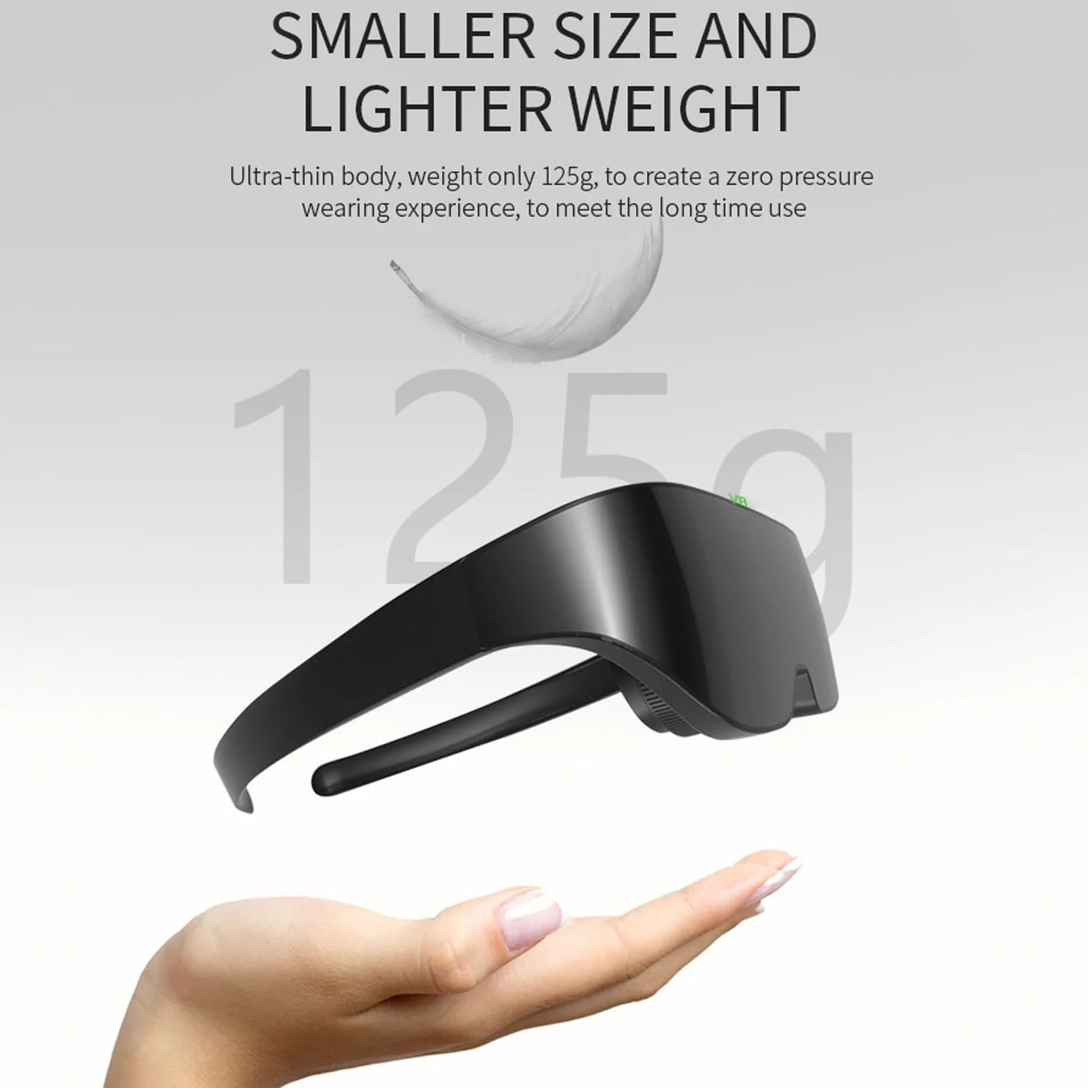 Okulary VR, okulary 3D do wirtualnej rzeczywistości, lekkie, ładowalne okulary 3D IMAX z możliwością ładowania, inteligentne okulary VR z baterią 8000 mAh, regulowana rozdzielczość 4K ~ HD
