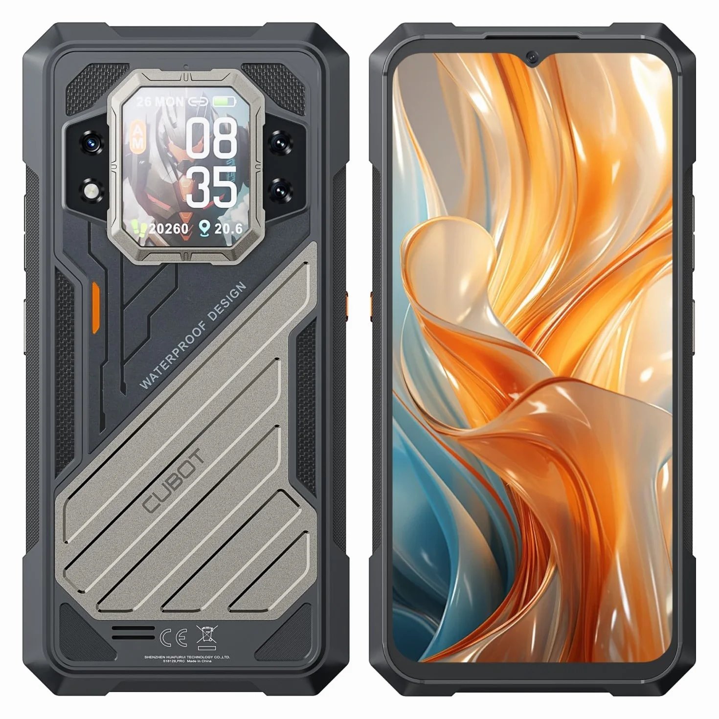 KingKong X PRO 5G - Smartfon 6,72" FHD+ 144Hz, 48GB RAM (24GB+24GB rozszerzalne), 256GB ROM, aparat 100 MP, bateria 10200mAh, Android 14, Dimensity 8200, czarny.