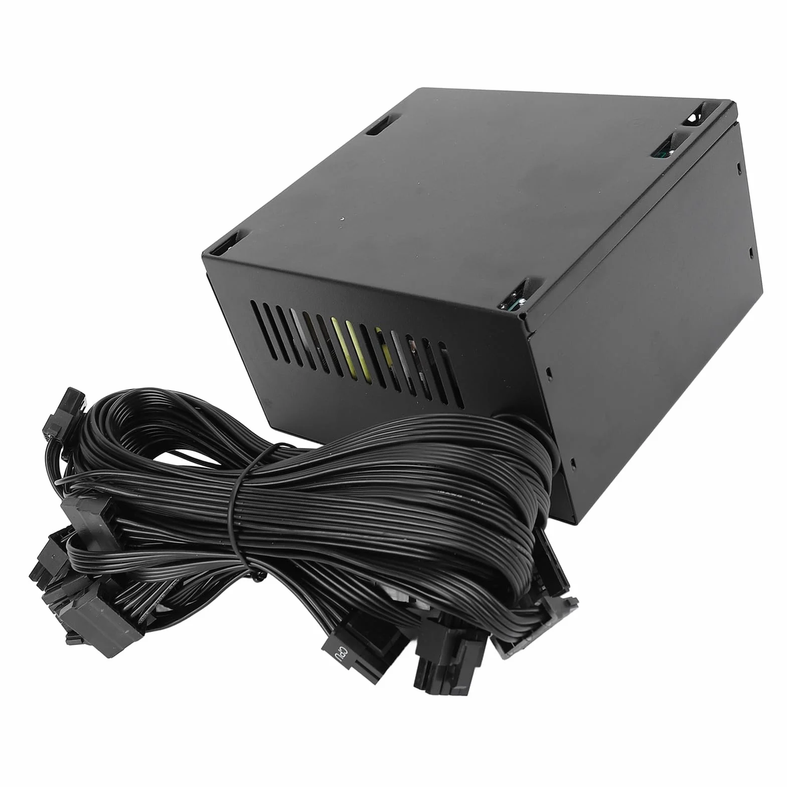 Generic Niezawodny Dwurdzeniowy Zasilacz do KomputeróW Stacjonarnych o Mocy 600 W do Systemów Gier, Wydajny Zasilacz z inteligentną kontrolą Temperatury, 24-pinowa Płyta Główna