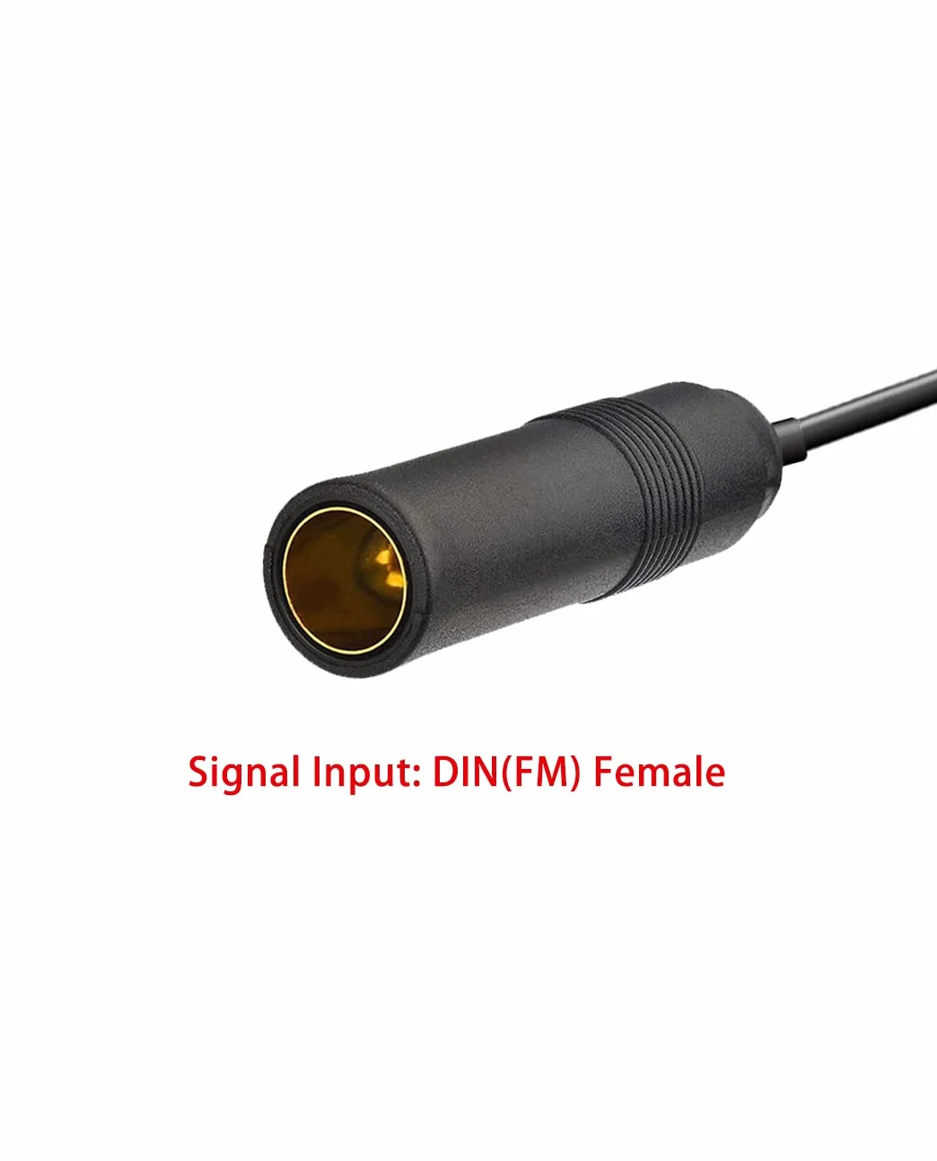 Vecys FM/AM DAB DAB+ Antena Samochodowa Wzmacniacz Sygnału DIN Męski do DIN żeński do SMA Męski Adapter 12V Radio Samochodowe Wzmacniacz Sygnału dla Audio Stereo Cyfrowe Radio Samochodowe