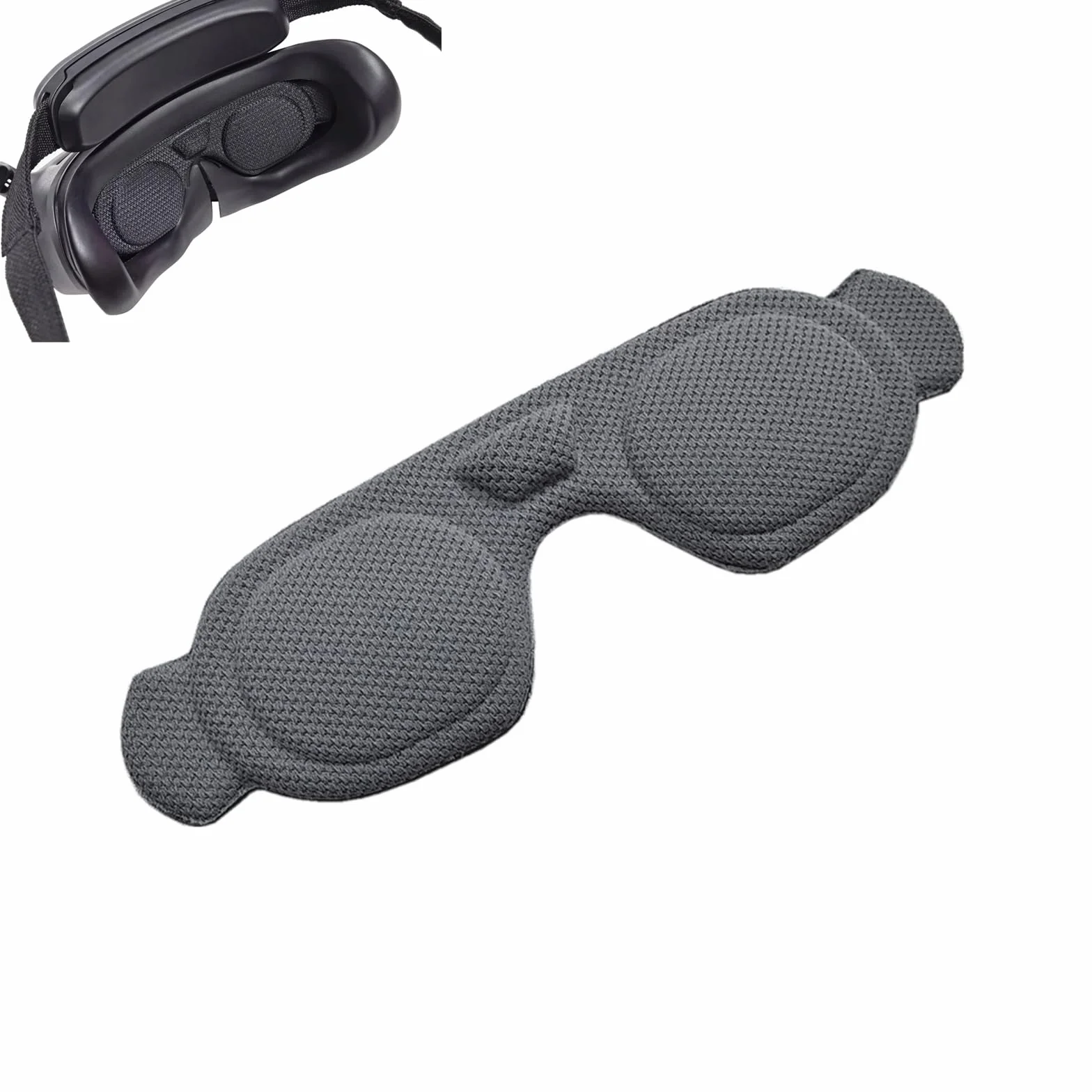 Osłona obiektywu kompatybilna z DJI Avata 2 Goggles 3/2 / wersja All-in-One, akcesoria do ochrony soczewek, kompatybilne z DJI Goggles 3/2 / wersja All-in-One (szara)