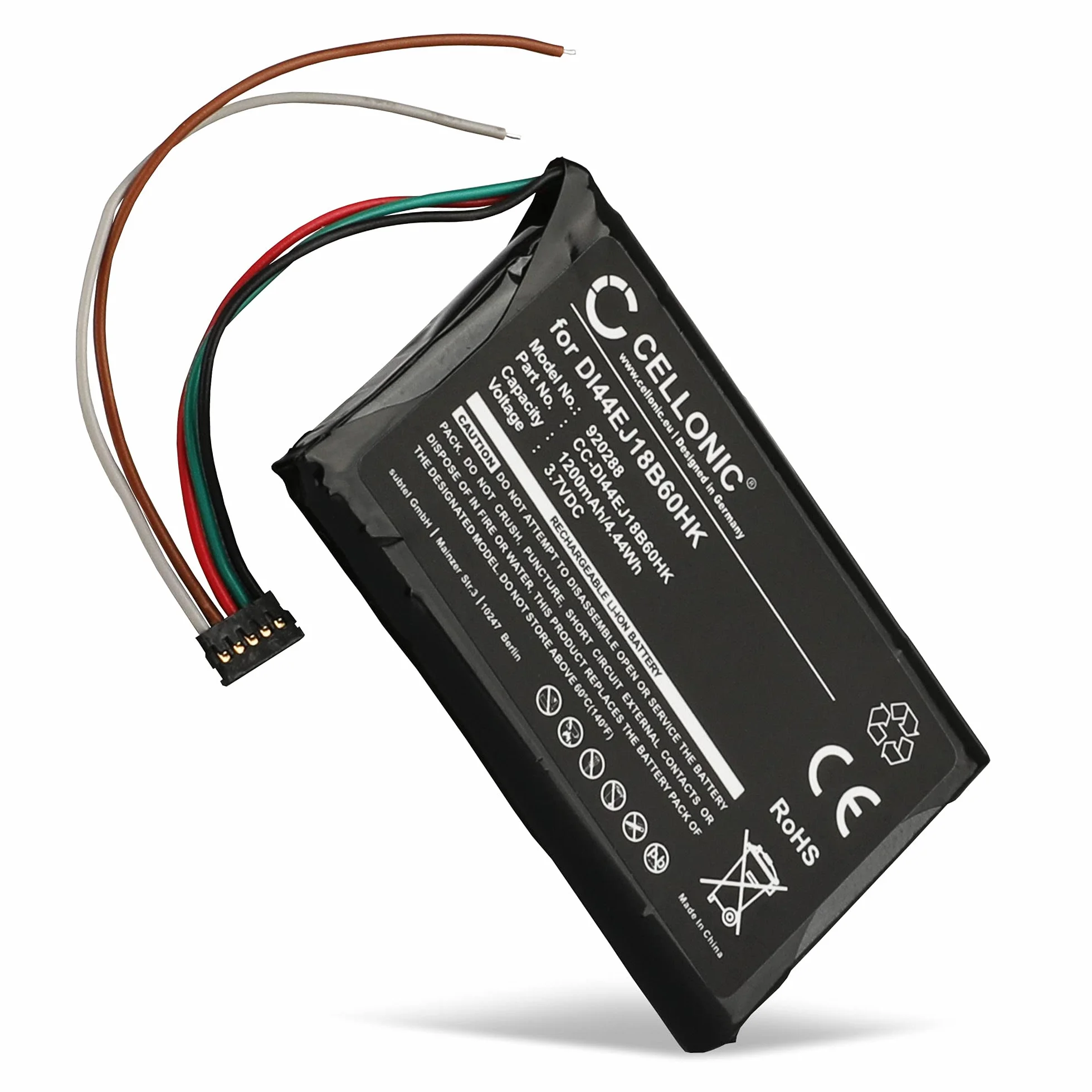 CELLONIC® Bateria 361-00035-06, 361-00035-15 1200mAh do Garmin Edge 1000 (010-01161-00) / Edge Explore 1000 System nawigacji GPS, wymienny akumulator