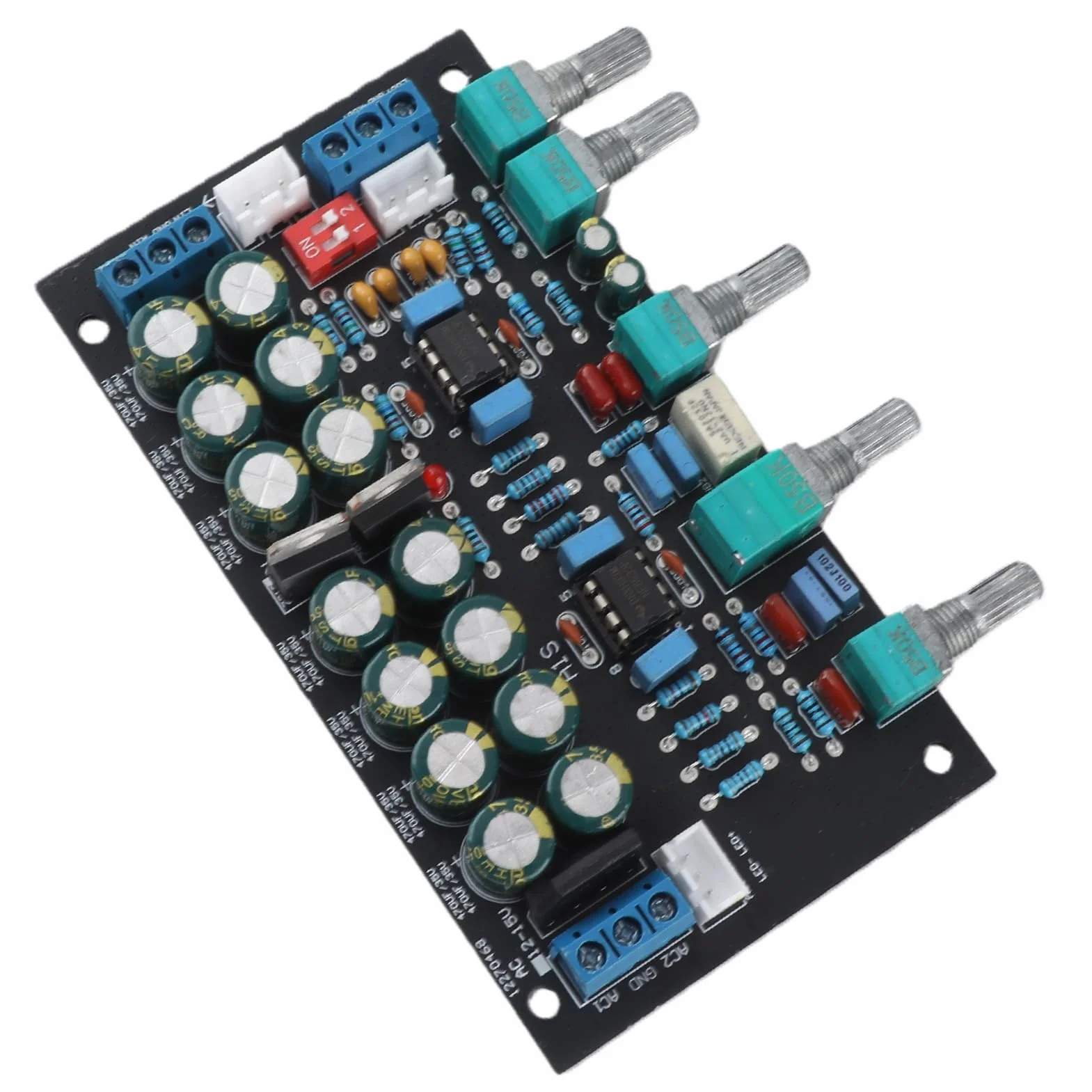 Przedwzmacniacz klasy A HiFi, płyta przedwzmacniacza dźwięku, płyta sterująca, płyta A3 Tone-Board, 4 przyciski, płyta dźwiękowa, komponenty cyfrowego modułu do usuwania dźwięku