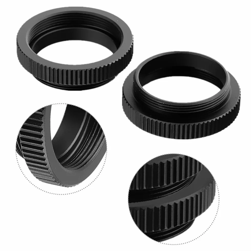 Pierścień C-CS do konwersji obiektywu, 2 szt. 5 mm adapter rurki przedłużającej pierścień izolacyjny do soczewek CCTV adapter montażowy C-CS