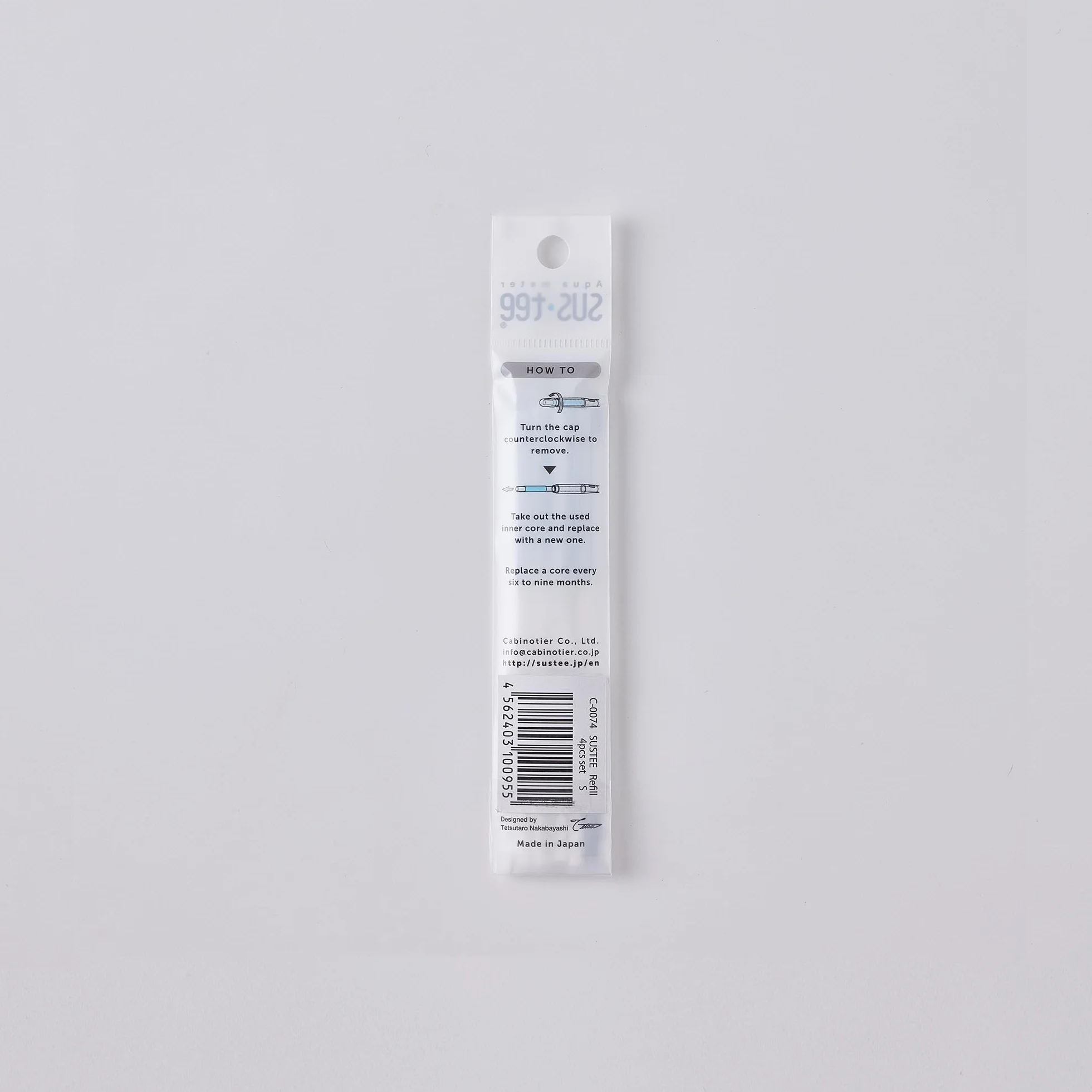Sustee Aqua Meter, mały, zestaw 4 sztuk, wkład do czujnika wilgotności, wkład wymienny