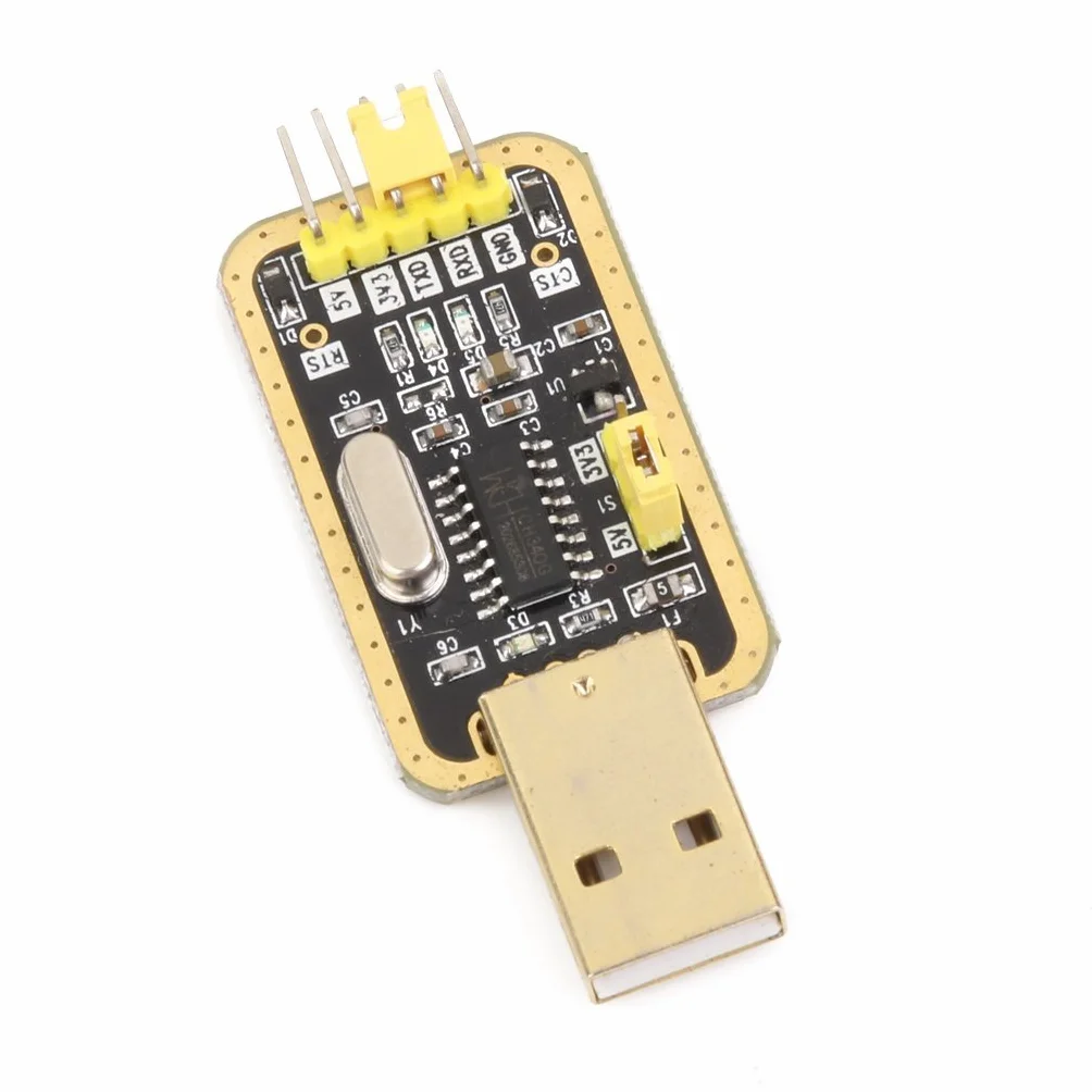 DollaTek 3.3V/5V USB na szeregowy adapter konwertera TTL H340G UART z?oty modu?