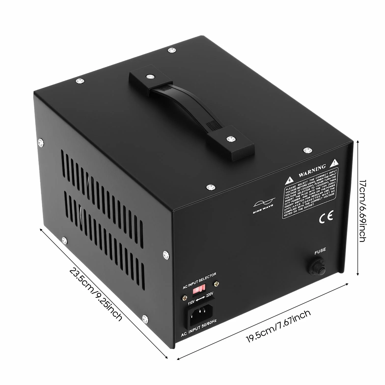 Adapter wtyczki 220 V/240 V do 110 V przetwornica napięcia UE (2000 W)