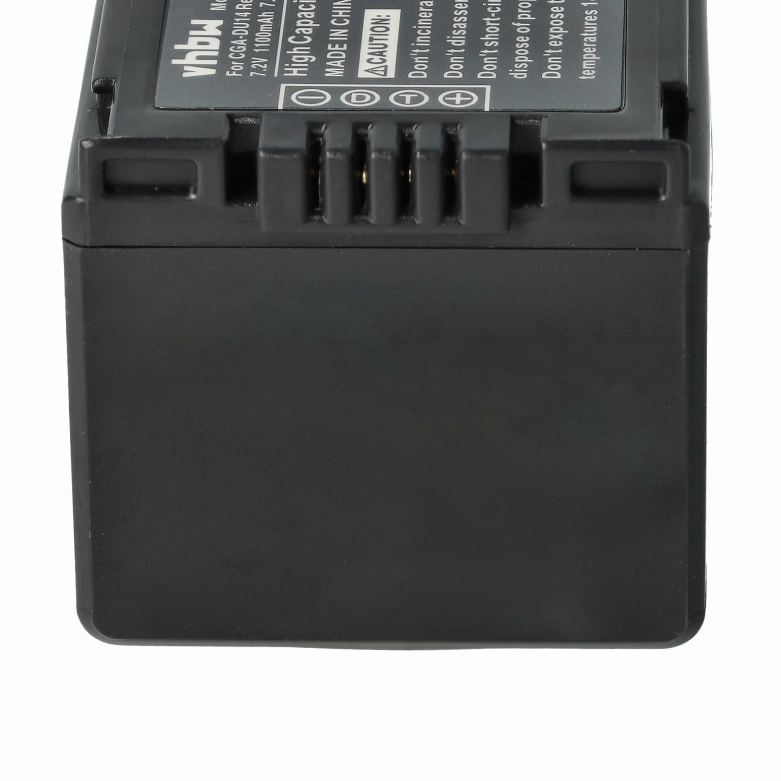 Bateria LI-ION 1100mAh (7,2V) kompatybilna z PANASONIC zastępuje CGA-DU07 / CGA-DU14 / CGA-DU21 / CGR-DU06 / VW-VB070 / VW-VBD140 / VW-VBD210