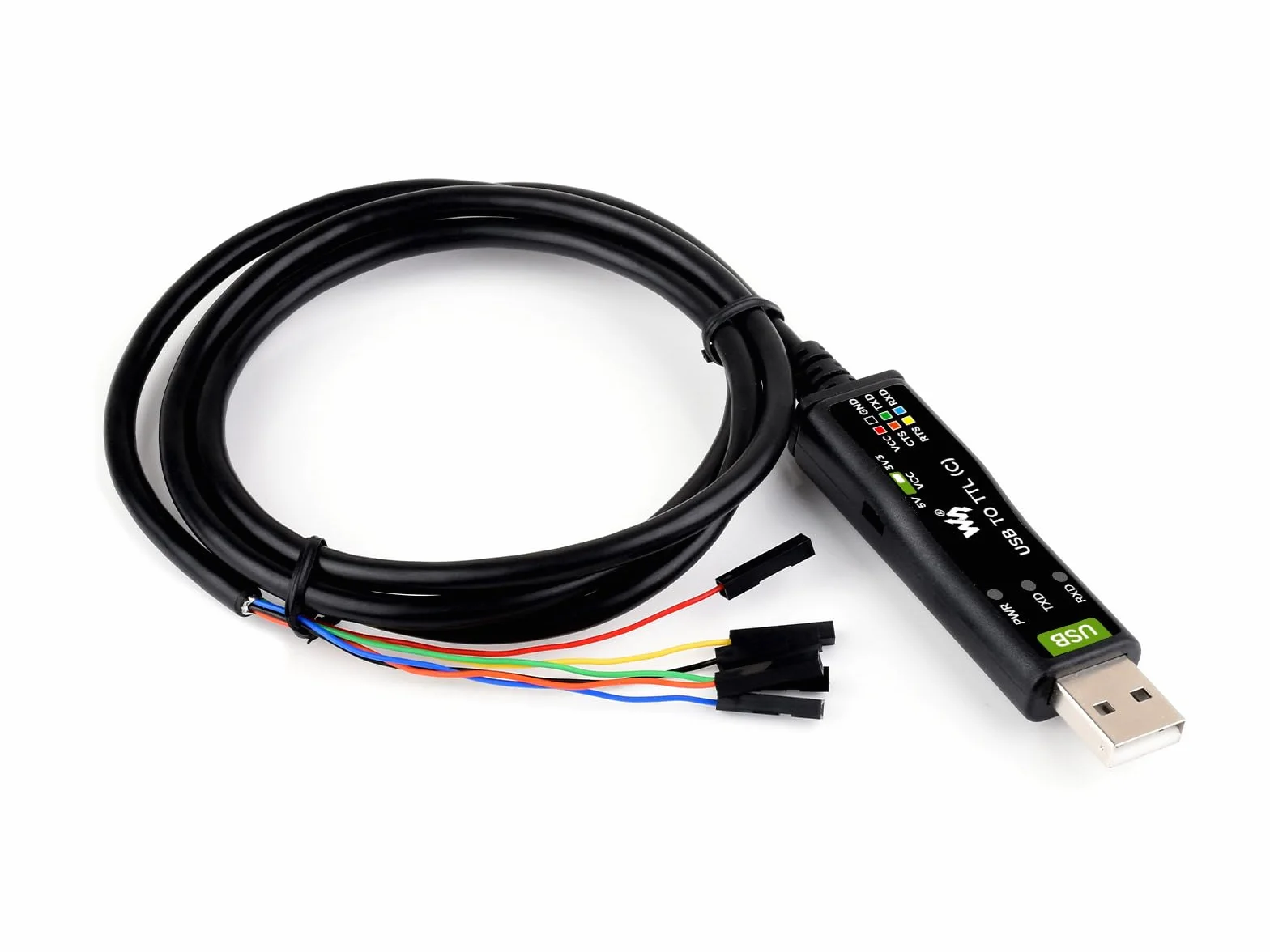 Industrial USB to TTL Serial Converter Adapter Cable 3.3V 5V FT232RNL Chip