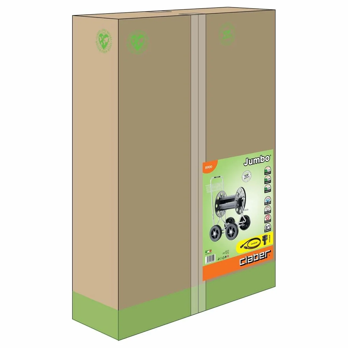 CLABER D89000000 - samochód Cartamangueras z 4 spacerami Jumbo