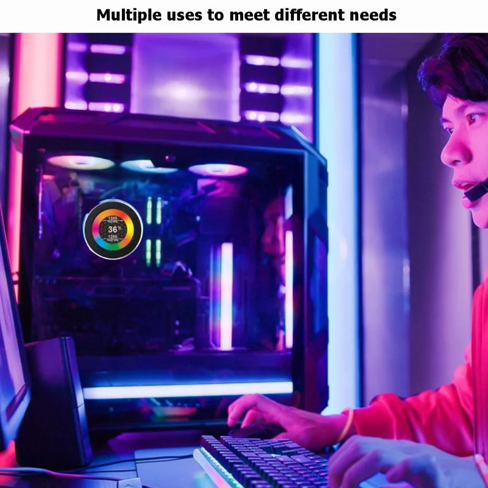 CPU GPU RAM monitor komputerowy 9,2 IPS USB dodatkowy ekran Turing Smart Screen do monitorowania i wyświetlania komputera