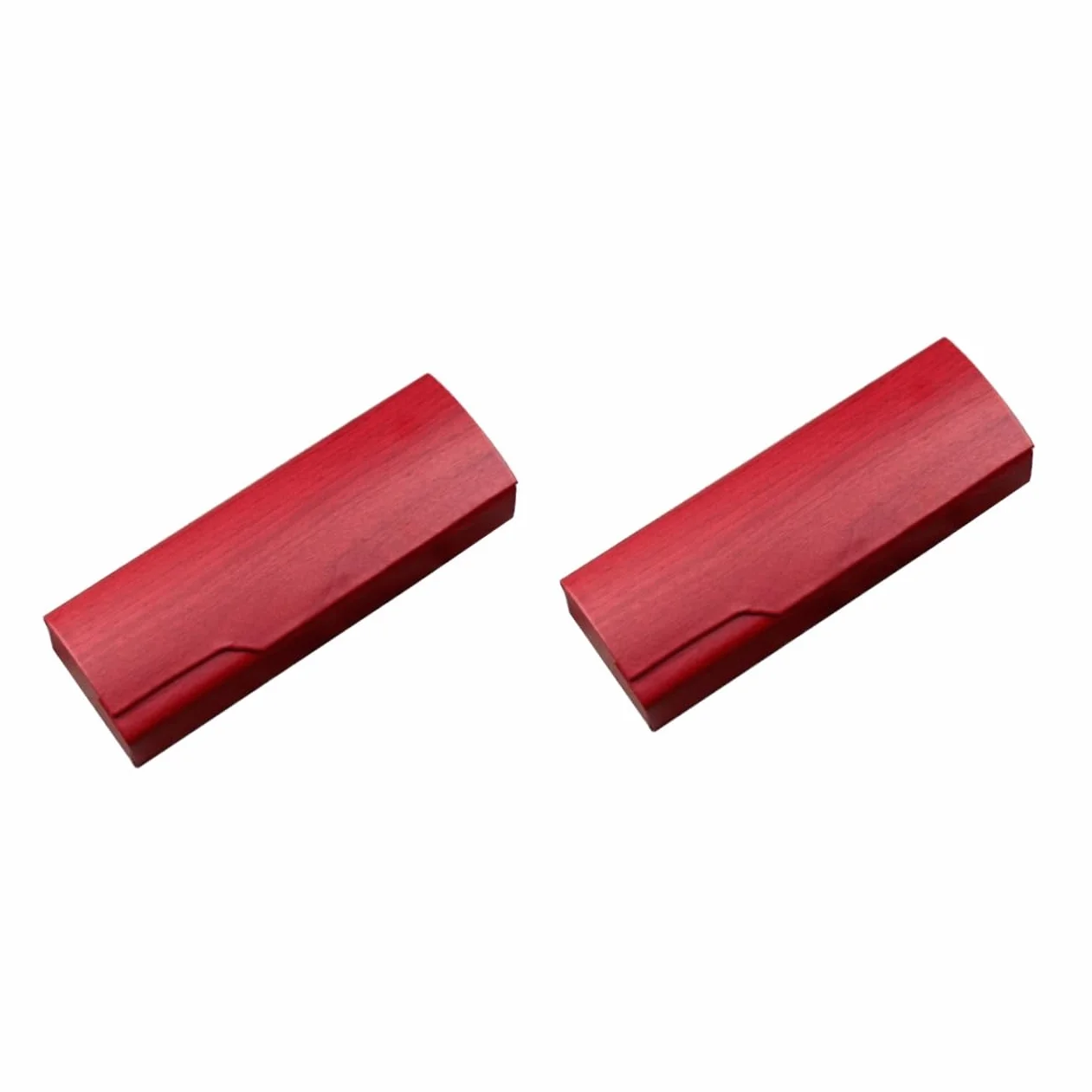 Etui na okulary, 2 sztuki etui na okulary etui na okulary drewniane etui na okulary podróżne skórzane etui na okulary przeciwsłoneczne kwadratowe/372