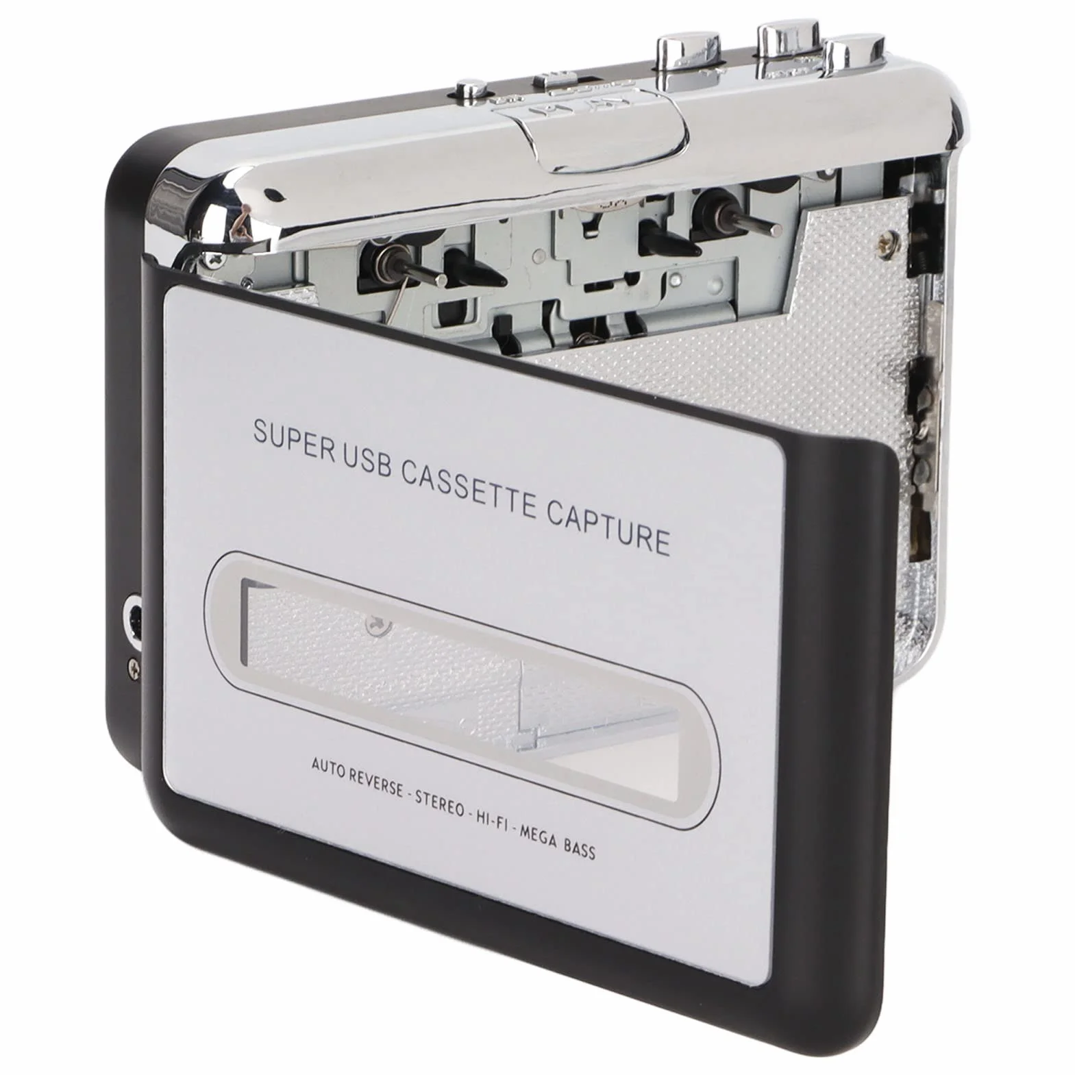 Odtwarzacz magnetofonowy 2 w 1, konwerter magnetofonów MP3, przenośny odtwarzacz muzyczny, kaseta Walkman, magnetofon USB do MP3 ze słuchawkami do laptopa