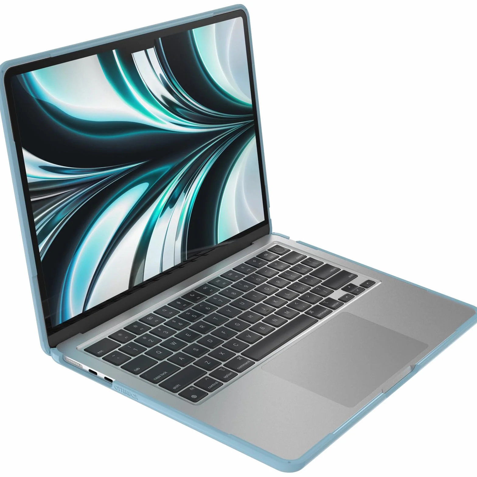OtterBox MacBook Etui na Apple MacBook Air 13" M2 & M3 2024, odporny na upadki, ultracienki, ochronny cienkie etui, przezroczysty, Przetestowane Zgodnie ze Standardami Wojskowymi, Niebieskie