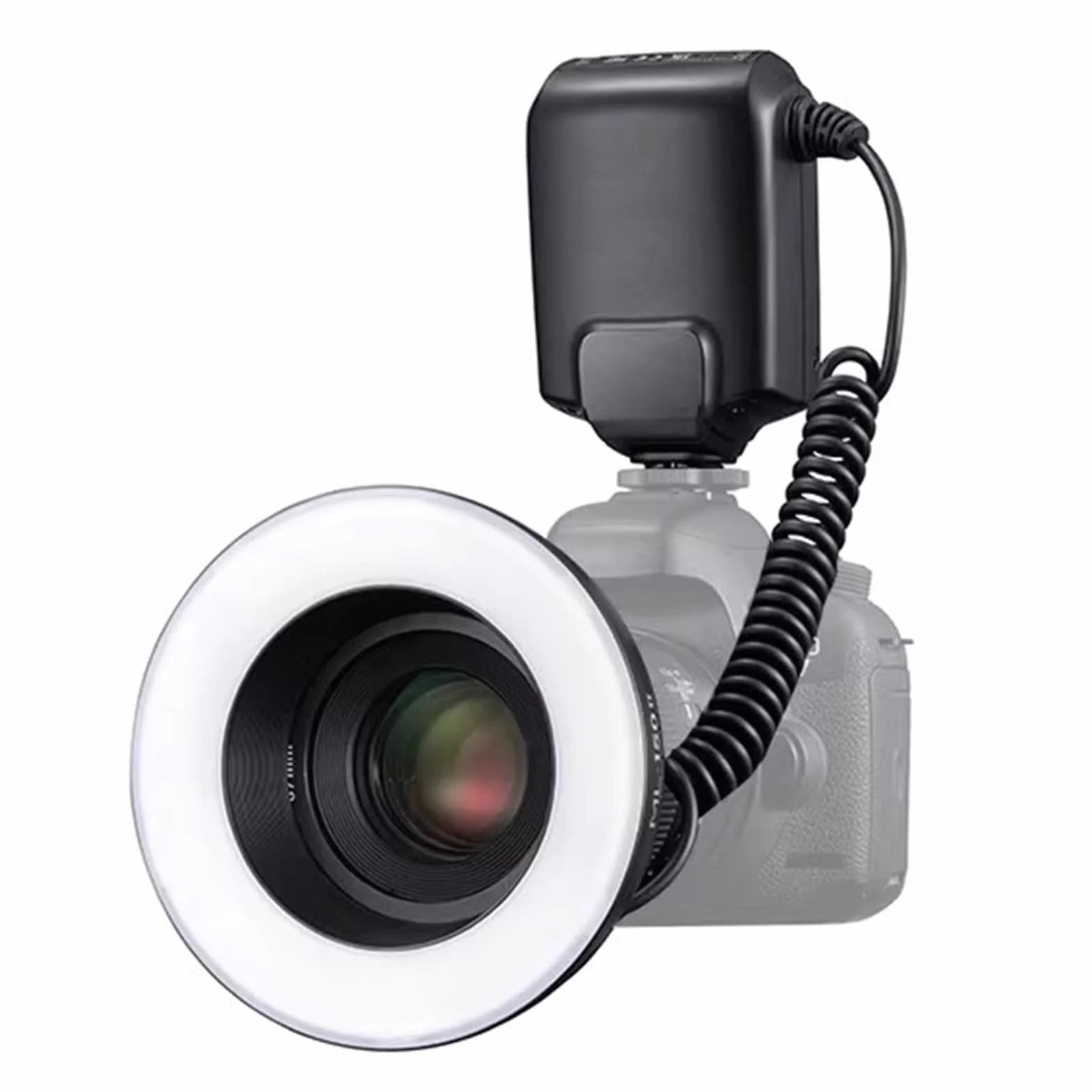 Lampa błyskowa Speedlite makro LED, pełna moc błysków aparatu, regulacja mocy od 1/32 do 1/1, czas recyklingu od 0,1 do 2 S, 5800 K ± 200 K