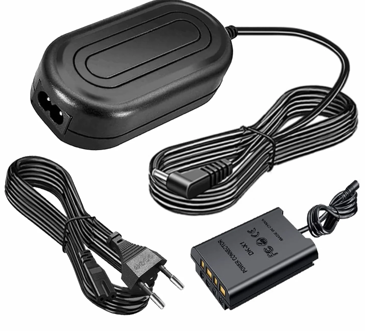 DK-X1 DC-Koppler AC-LS5 zasilacz (NP-BX1 Dummy-wymiana baterii) Zestaw do Sony Cybershot ZV-1, DSC-RX1, RX1R, RX100 II III IV V VI VII, M2 M3 M4 M5 M6/B M7, HX50 HX90 HX300 WX300 WX350 WX500