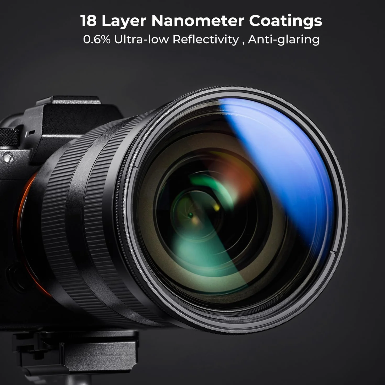 K&F CONCEPT Nano-K seria ND filtr 77 mm zmienny filtr szary ND2-32 (1-5 poziomów przysłony)