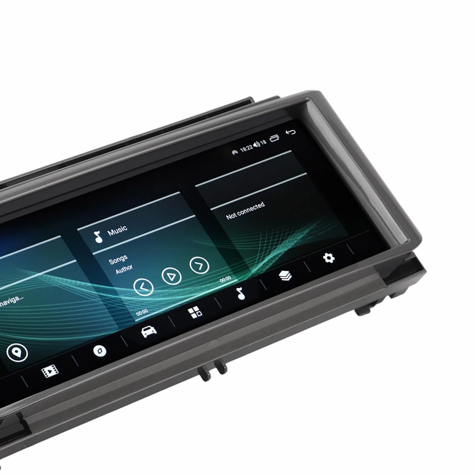 12.3in 8 rdzeń Samochodowy Odtwarzacz Multimedialny, Przenośne Samochodowe Stereo Ekran Dotykowy Nawigacja GPS Radio Stereo Zamiennik dla Rover V8 L322 (8+128G)