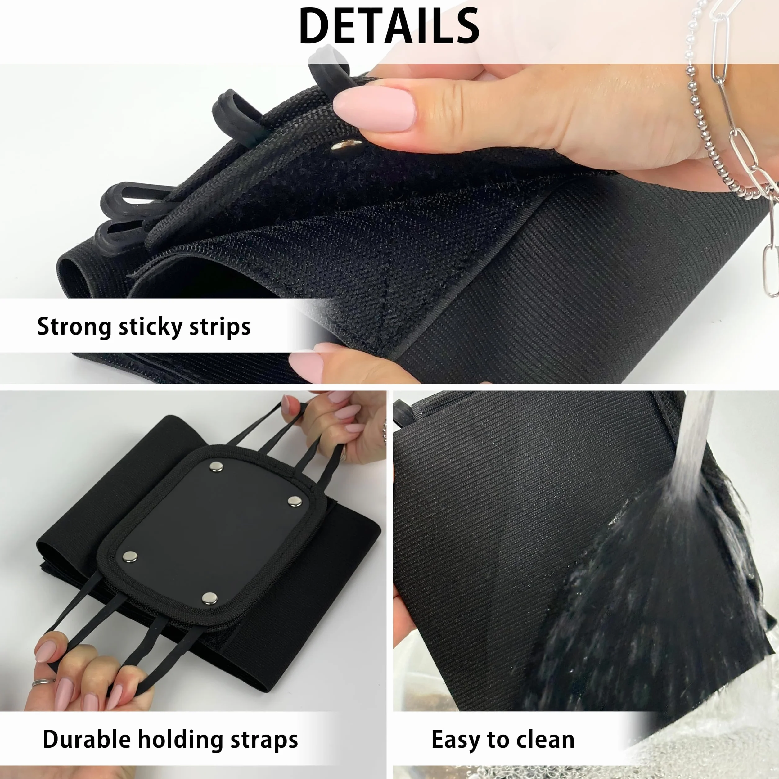 MyGadget Uchwyt na zagłówek do tabletu – uniwersalne zastosowanie do tabletów o przekątnej 7-11 cali – uchwyt na tylne siedzenie m.in. iPad I Kindle Fire – czarny