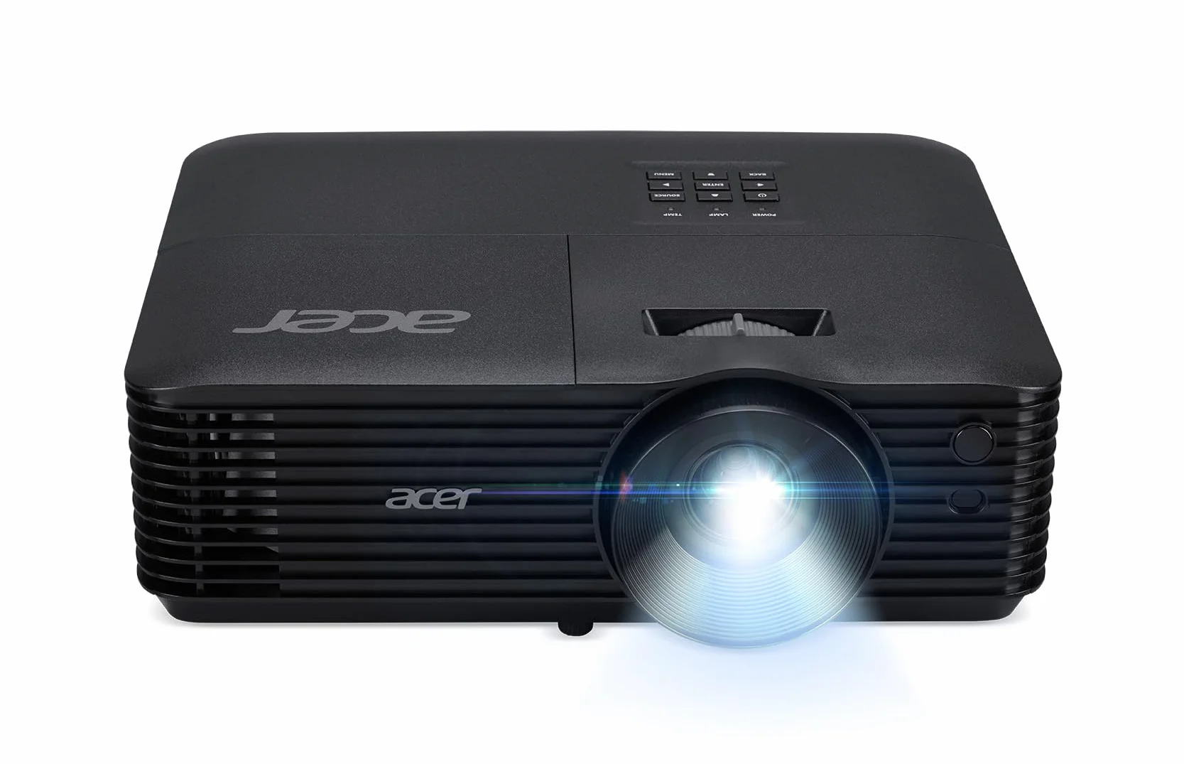 Acer X1328AF DLP projektor HD (1280 x 800 pikseli) 5000 ANSI lumenów, kontrast 20 000:1, 3D, Keystone, 1 x głośnik 3 W, HDMI, czarny, kino domowe