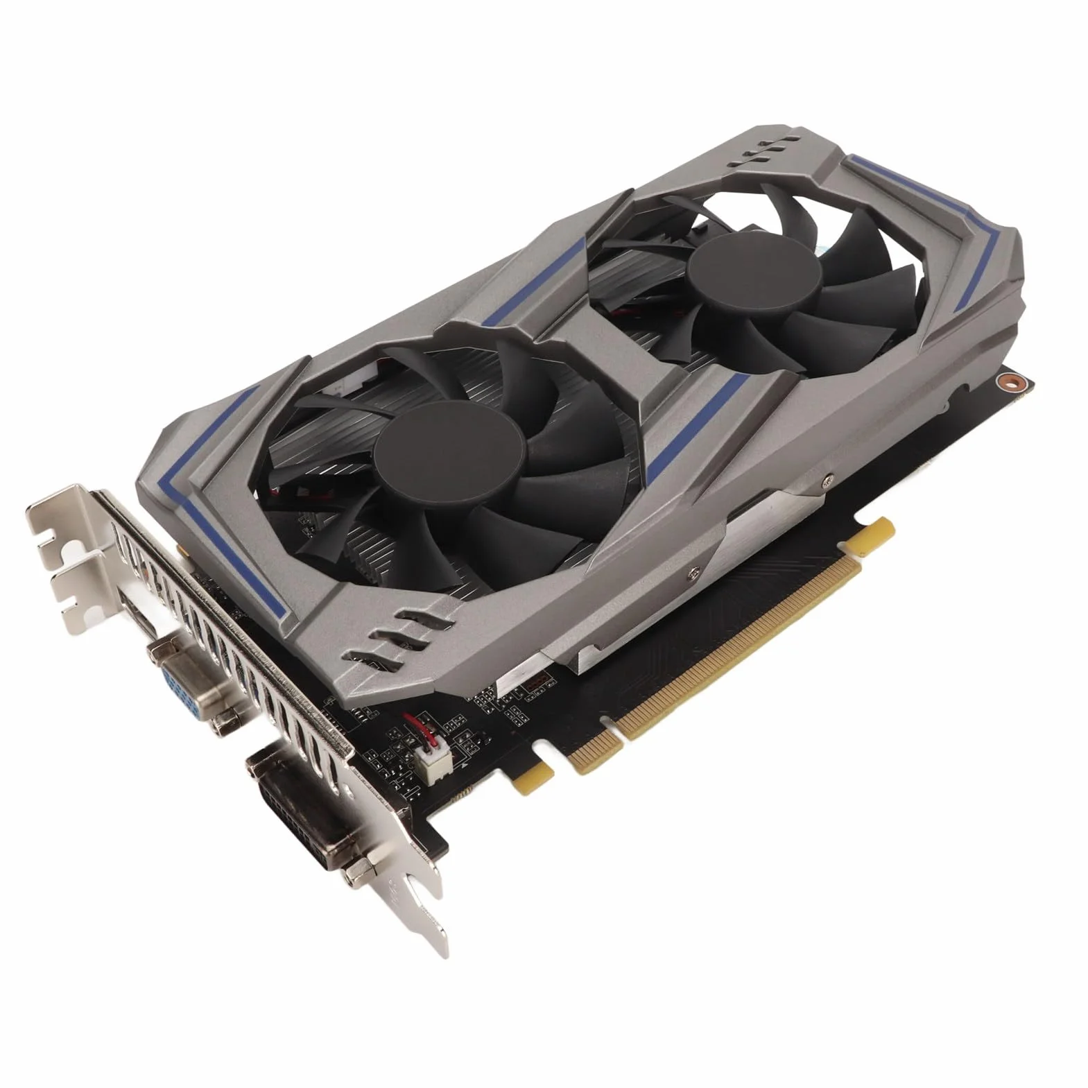 Karta Graficzna 128BIT GDDR5 PCI Express2.0 Podwójny Wentylator Stacjonarny Komputer Stancjonarny Dyskretna Karta Graficzna do Gier Doskonała wydajność dla Entuzjastów Gier