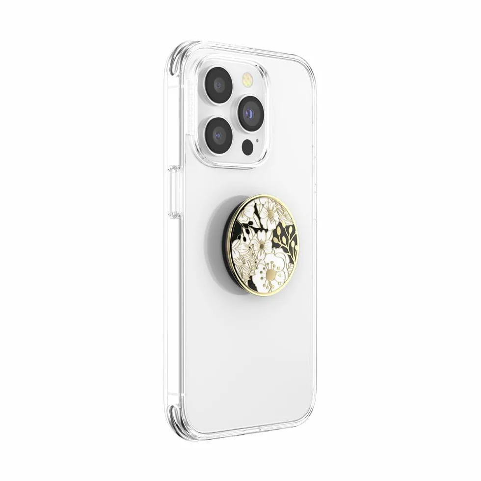 Popsockets Popgrip Enamel Wild Flowers Uchwyt do Telefonu, Wielokolorowy, 39 x 39 x 8 mm