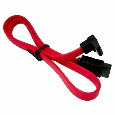 Kabel do transmisji danych SATA ze złączem kątowym - 18"