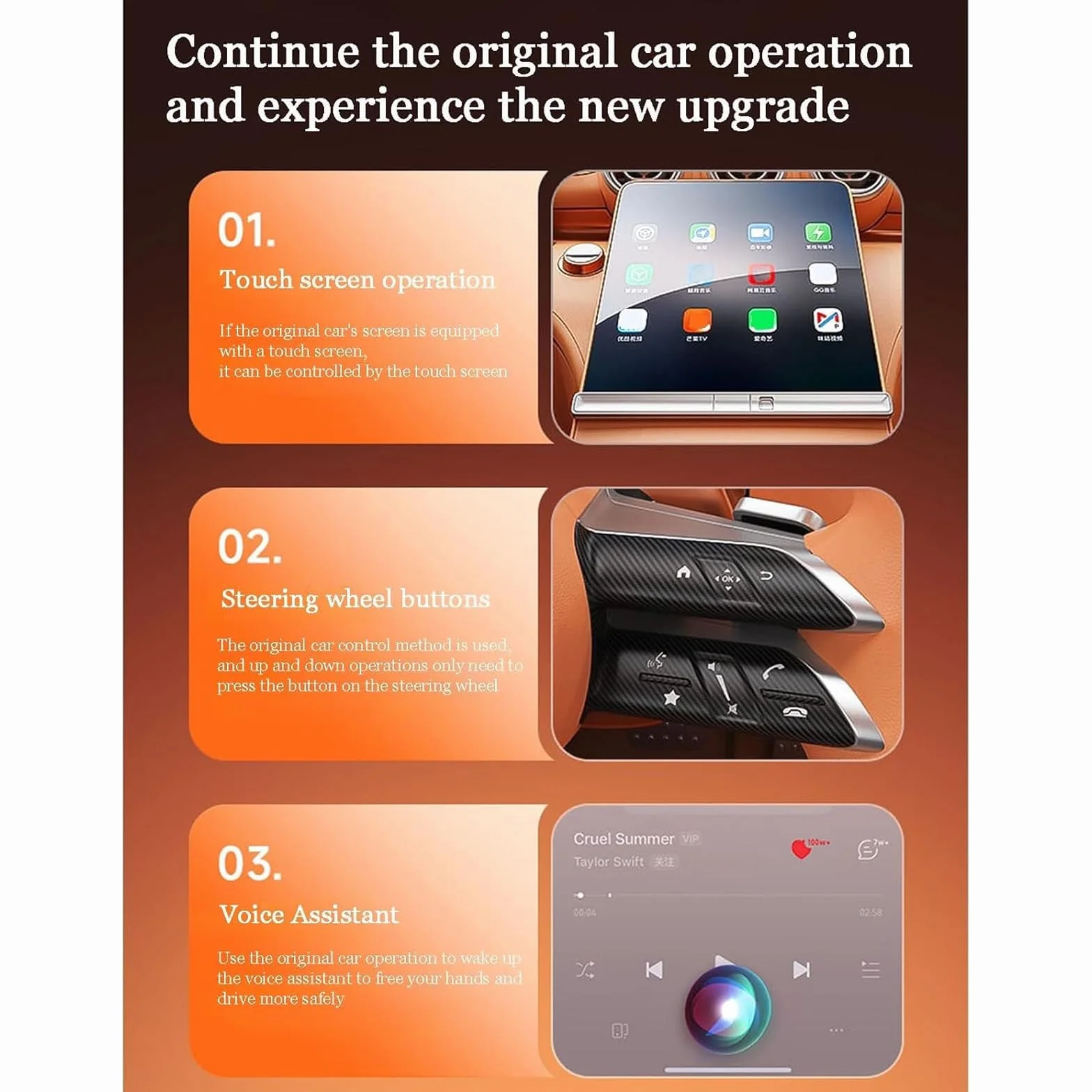 Do VW Polo IV (9N) 2006-2026, bezprzewodowy adapter Carplay Upgrade, Plug-And-Play Mini Carplay & Auto Ota-Dongle, akcesoria samochodowe.,B/srebrny