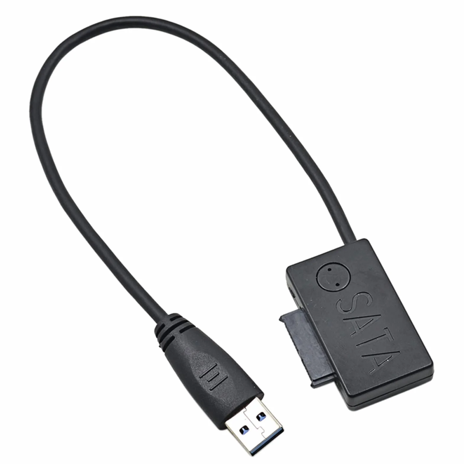 5 Gb/s USB 3.0 do 6+7 13-pinowy smukły kabel SATA ze wskaźnikiem LED do laptopa ODD optyczna kieszeń na adapter HDD Caddy