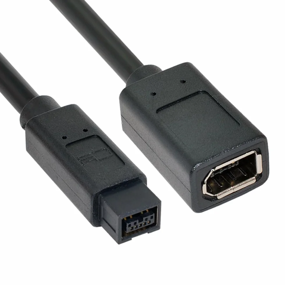 IEEE 1394 6-pinowy żeński do 1394b 9Pin męski Firewire 400 do 800 kabel 20 cm