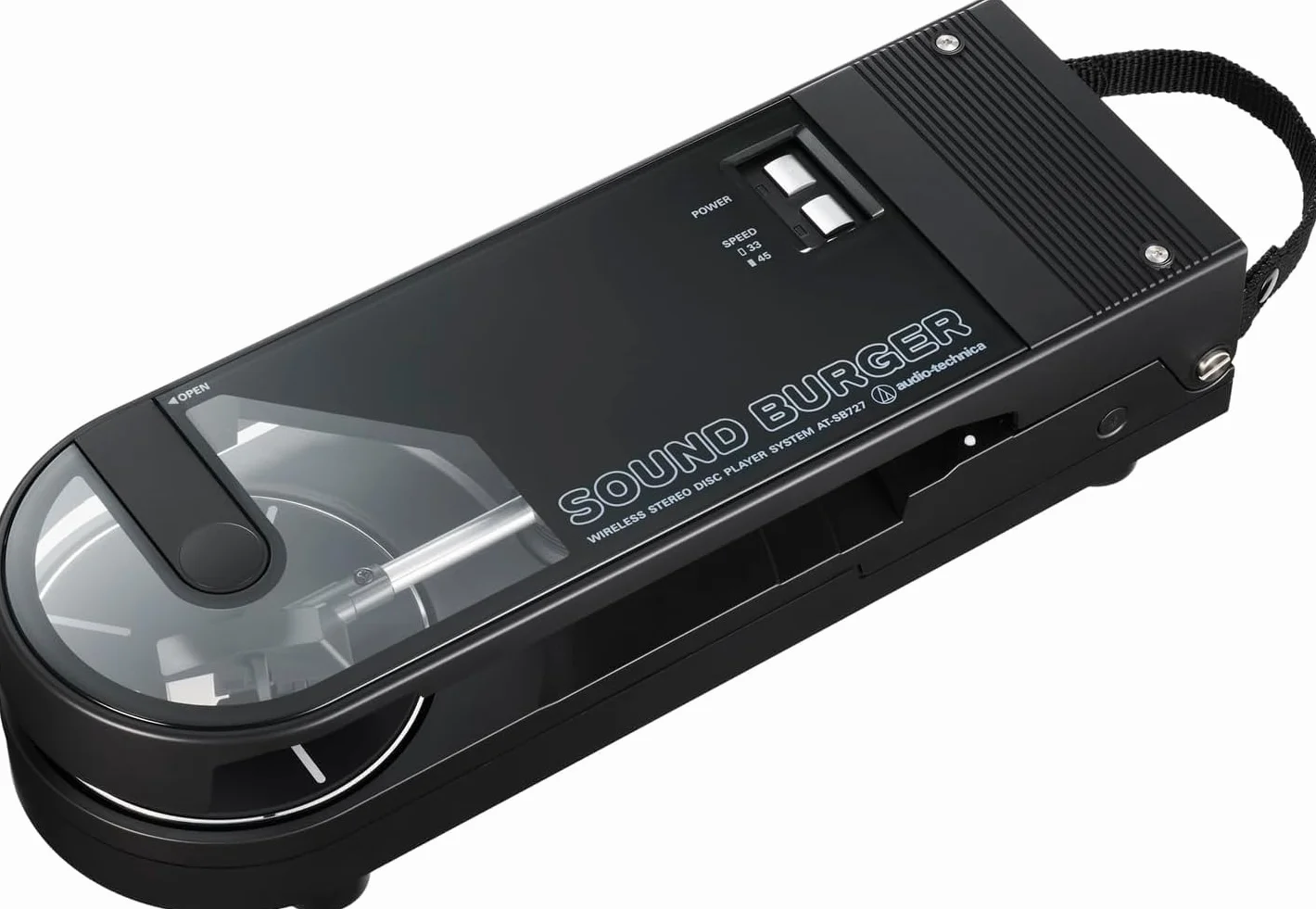 Audio-Technica SB727 Sound Burger Przenośny gramofon z Bluetooth (czarny)