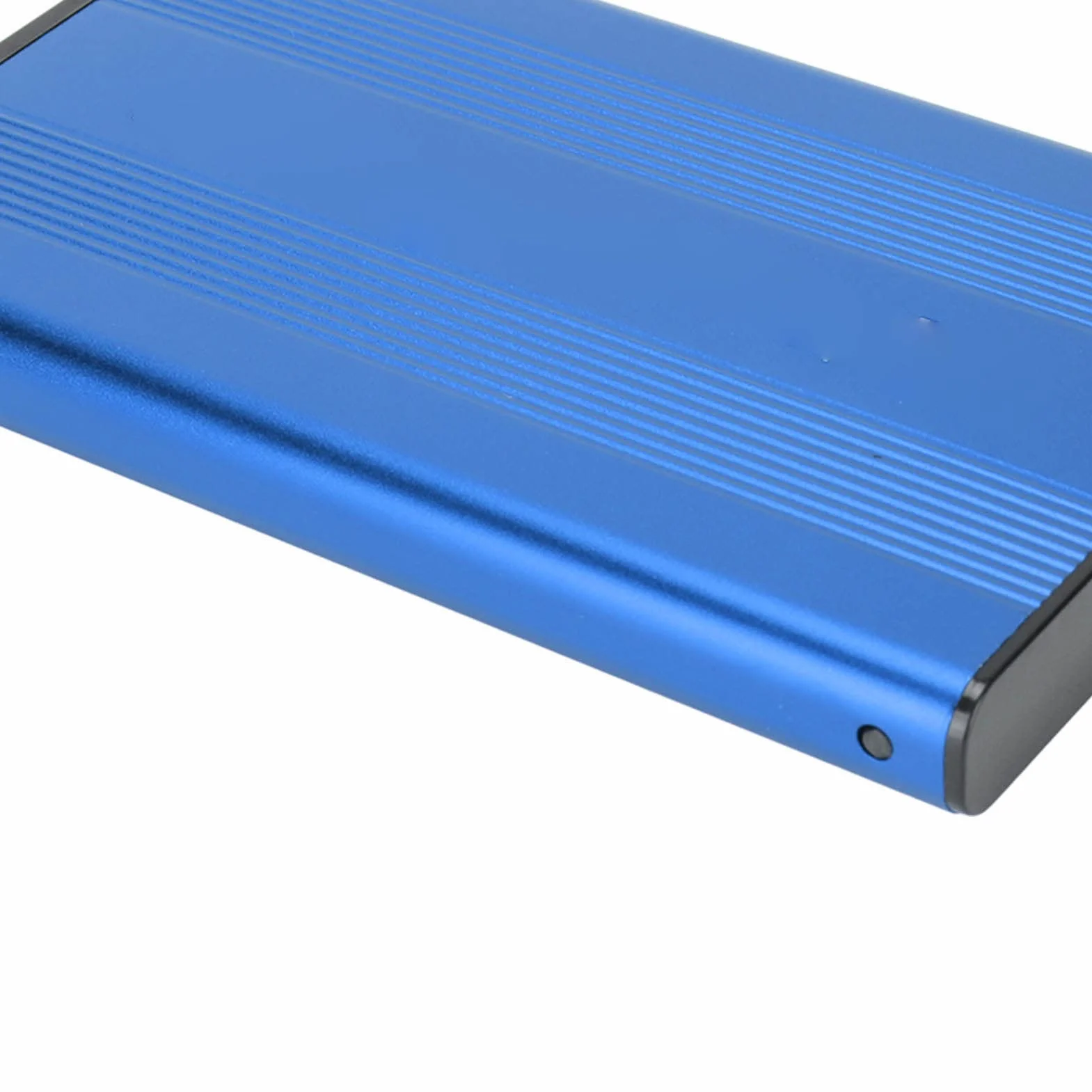 2,5-calowa obudowa HDD, USB 3.0 do SATA, pojemność 2TB, szybkość transmisji 5 Gb/s, przenośna antystatyczna obudowa dysku twardego obsługuje dyski twarde i dyski SSD serii SATa(Blue)