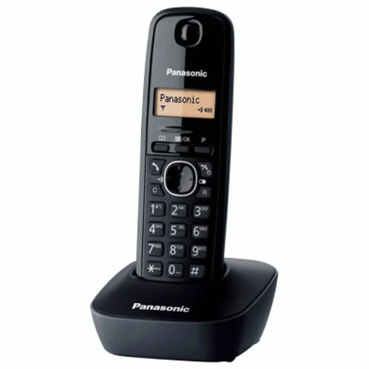 Panasonic KX-TG1611FRH Telefono cordless solo senza segreteria nera