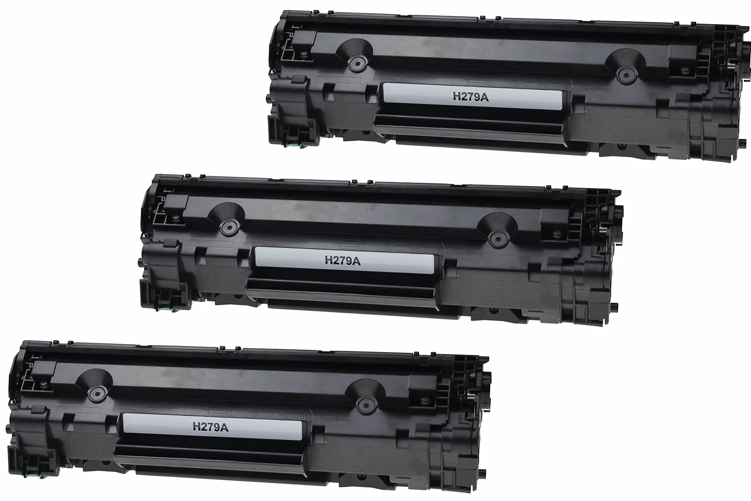 3 zamienniki tonera do HP CF279A | dla Hewlett-Packard LaserJet Pro M12a, LaserJet Pro M12w, HP LaserJet Pro MFP M26a, LaserJet Pro MFP M26nw | catridge czarny, najnowszy chip