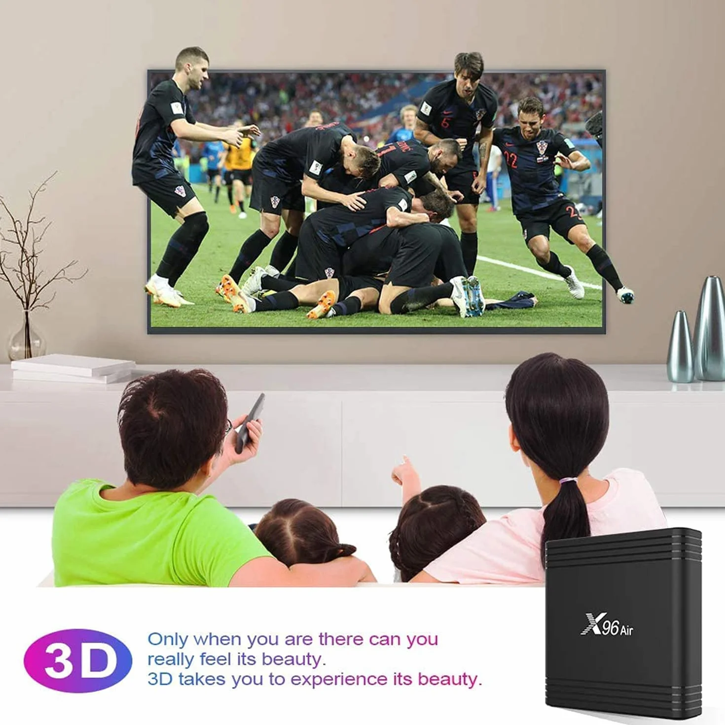 Smart TV Box, X96 Air Android TV Box Android 9.0 Amlogic S905X3 4 GB/64GB 2,4G / 5G WiFi dwuzakresowe 8K dekodowanie wideo UHD 4K odtwarzacz multimedialny, 2gb+16 gb