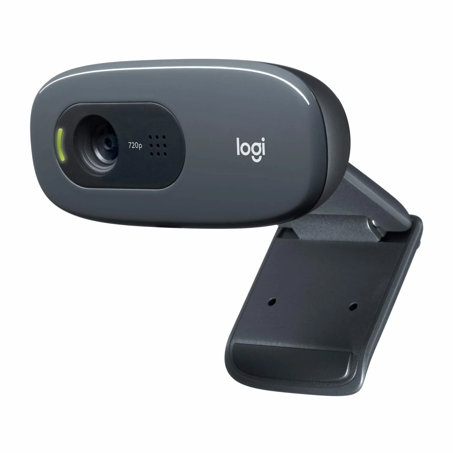 Logitech C270 Kamera Internetowa, Hd 720P, Pole Widzenia 60°, Korekta Ekspozycji, Złącze Usb, Redukcja Szumów, Uniwersalny Uchwyt, PC/Mac/Laptop/Tablet/Chromebook - Czarny