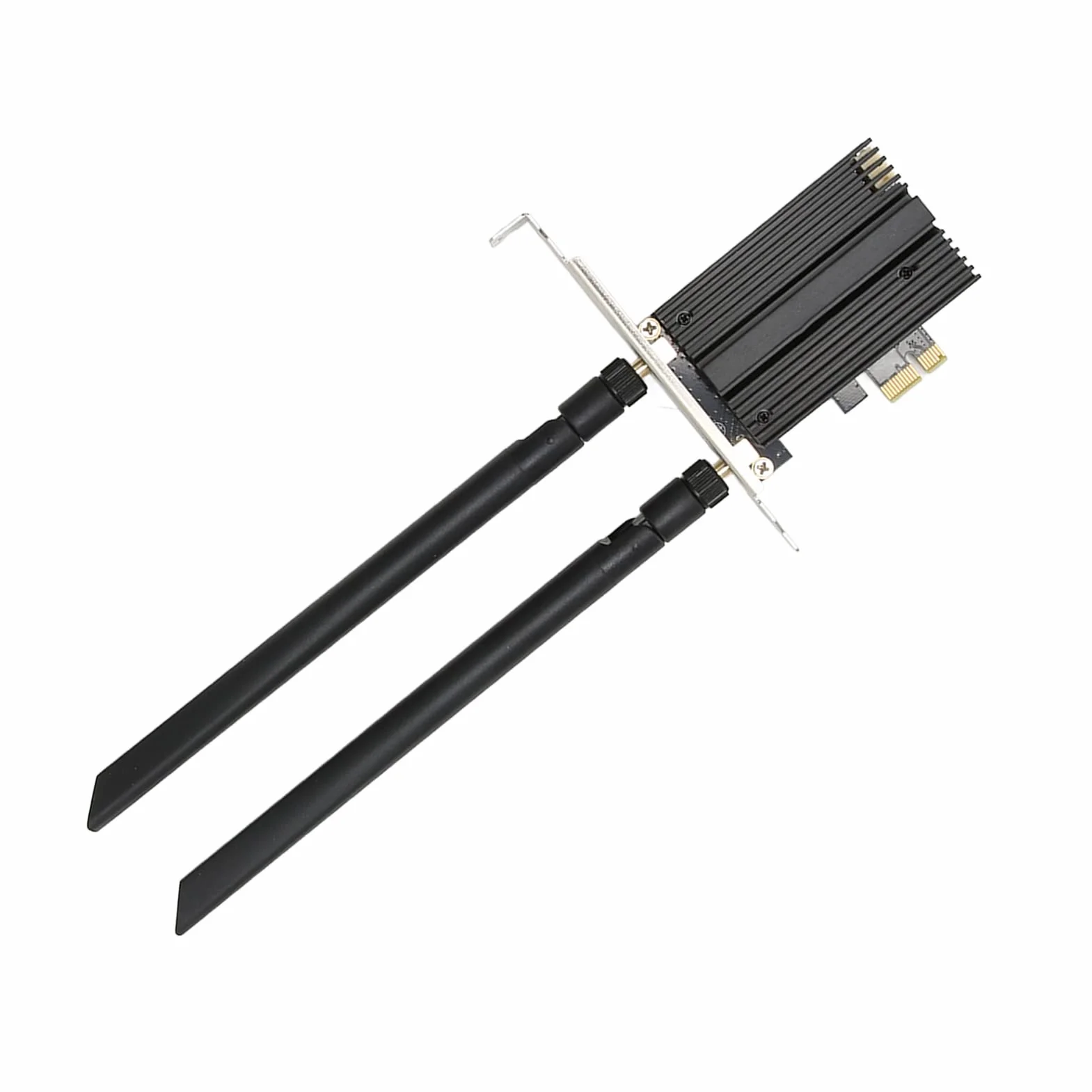 Karta Wi-Fi Pcie Gigabitowa Karta Sieciowa Wbudowany Adapter Podwójnego Ekranu Adapter do Pci, Triplet Band Podwójna Antena do Bt5.2 Wpa3, Karty Sieciowe